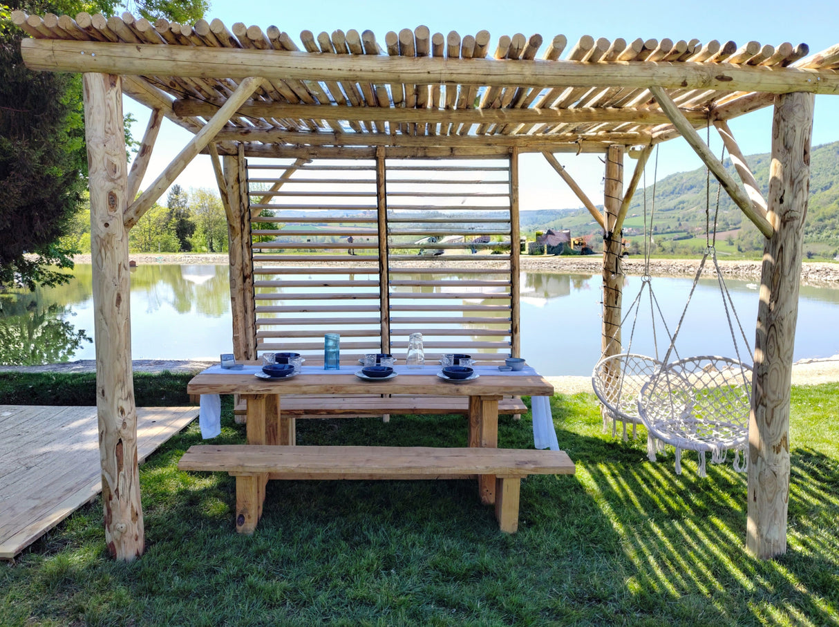 Pergola paillote