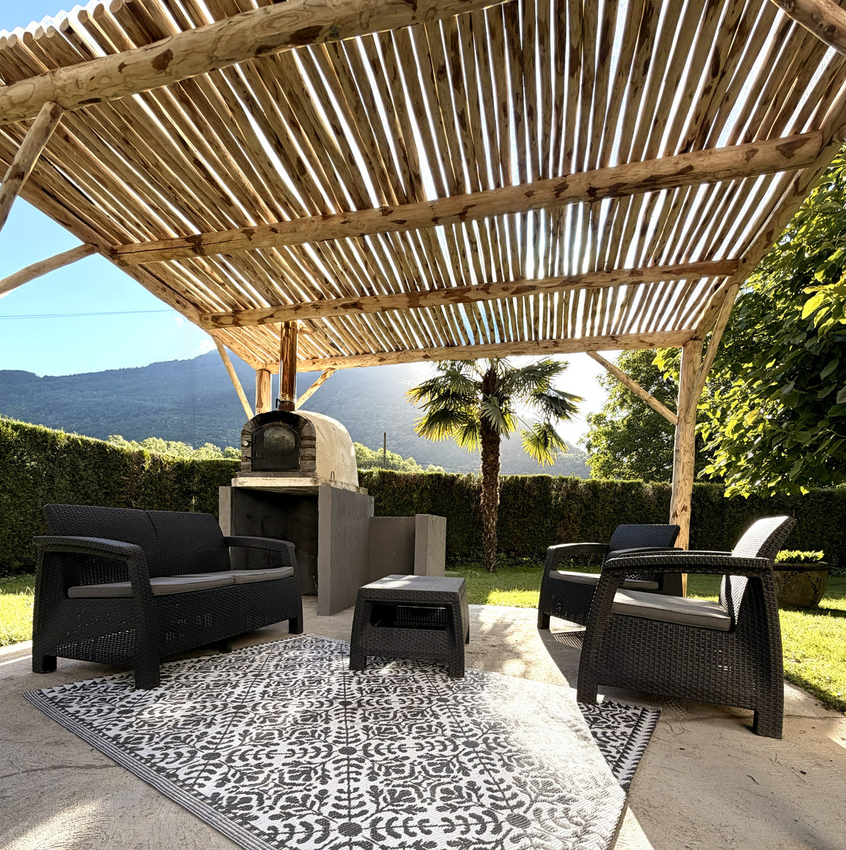 Pergola paillote