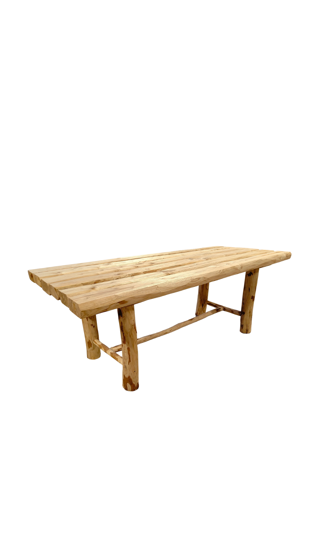 Table en rondins