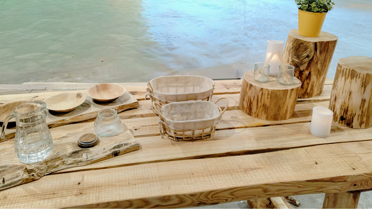 Table en rondins