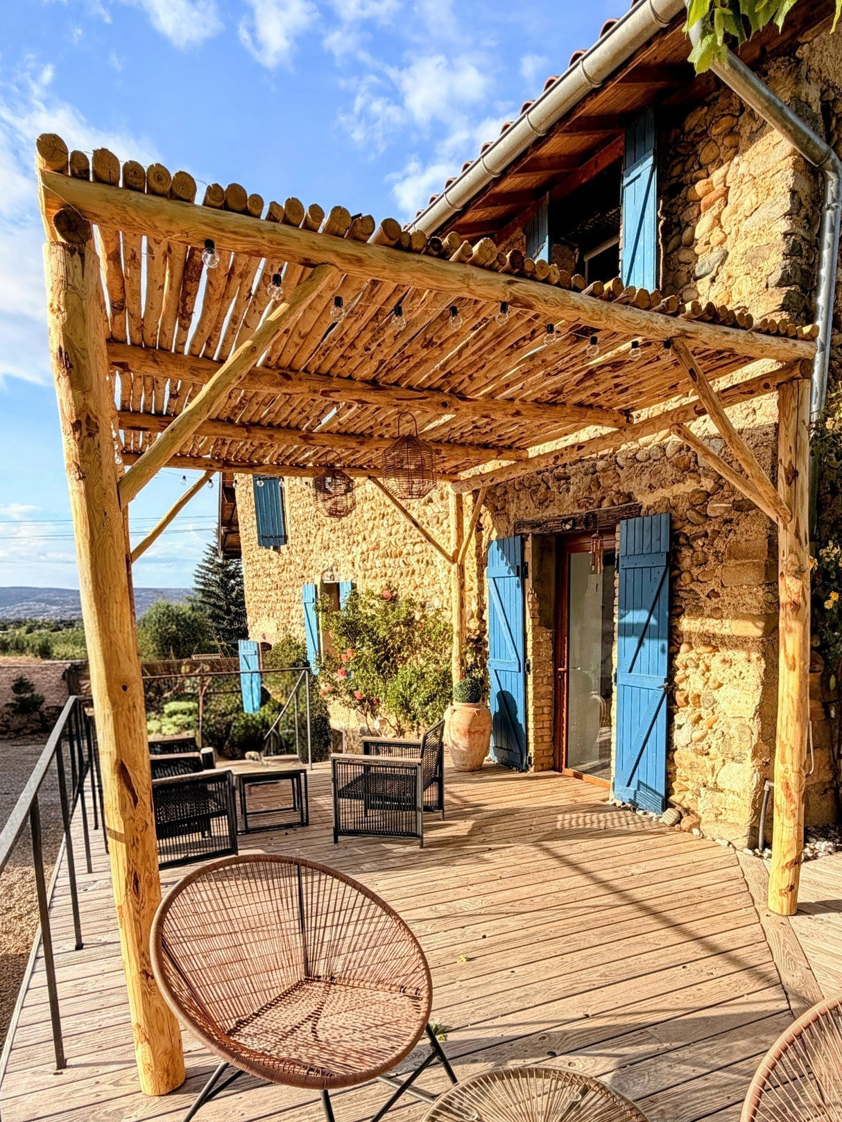 Pergola paillote