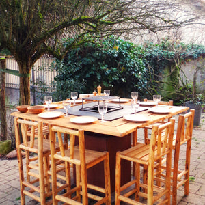 Brasero extérieur bois & brasero haut de gamme