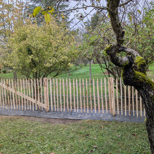 Ganivelle sciée en châtaignier