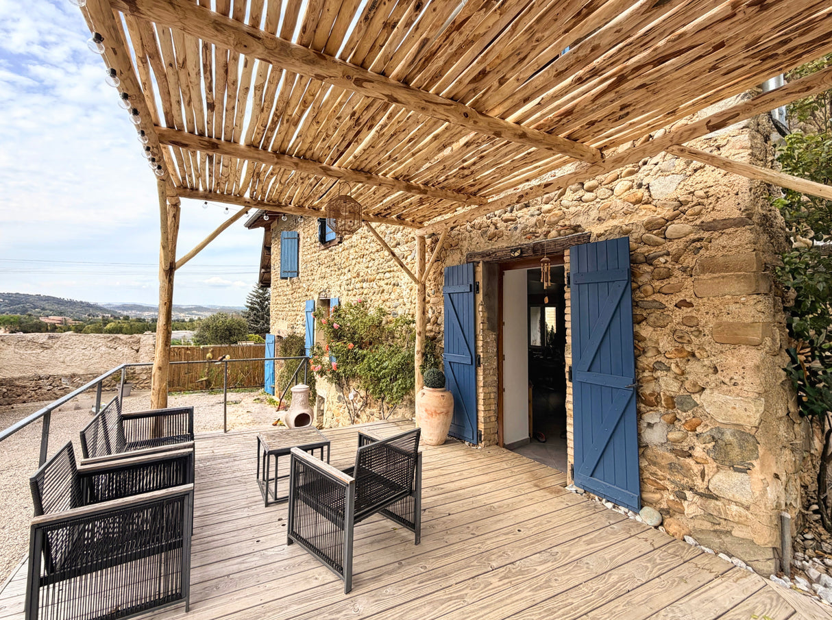 Pergola paillote